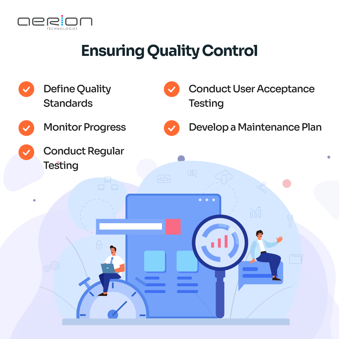 Ensure Quality Control when outsourcing 